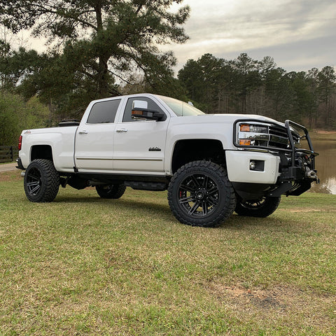 CHEVROLET 2500 SILVERADO 22X12 4P08 BLACK