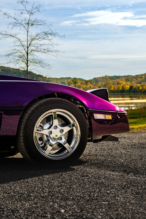 CV05 17x9.5 CHROME OE WHEELS CHEVY CORVETTE THATLSC4