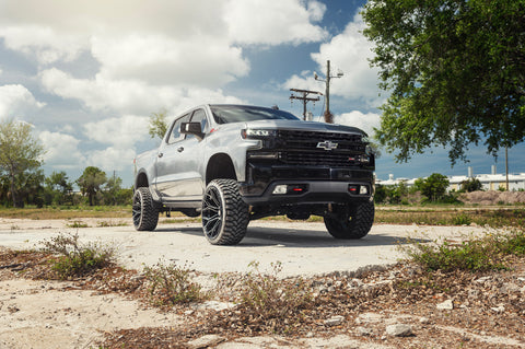 Chevy Silverado 4PLAY Wheels 4P83 24x12 33x12.5x24 RBP Tires