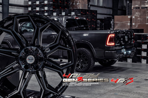 DODGE RAM 1500 4PLAY WHEELS 4P83 22X10