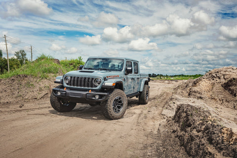 Jeep Gladiator DEFIANT Wheels DF03 Satin Charcoal 2-Tone 17×9 35x12.5x17 TOYO Open Country Tire 1