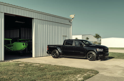 RAM 1500 4PLAY WHEELS 4P63 22X12 305X40X22 NITTO TIRE CLINCHED WIDE BODY