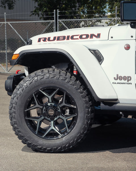 Jeep Gladiator 4PLAY Wheels 4P06 Rims 20×9 35×12.5×20 Tires Stock Suspension