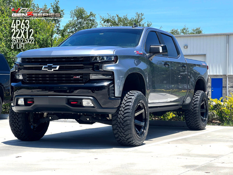 CHEVROLET SILVERADO 4PLAY WHEELS 4P63 G3 SERIES 22X12 35X12.5X22