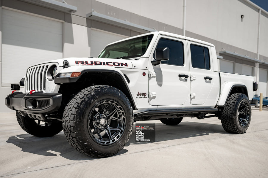 JEEP GLADIATOR 4PLAY WHEELS G3 4P55 20X12 35X12.5X20 NO LIFT