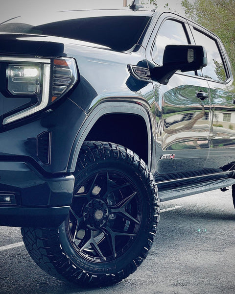 GMC SIERRA DENALI 1500 AT4 4PLAY WHEELS 4P06 20X10 NITTO 35X12.5X20