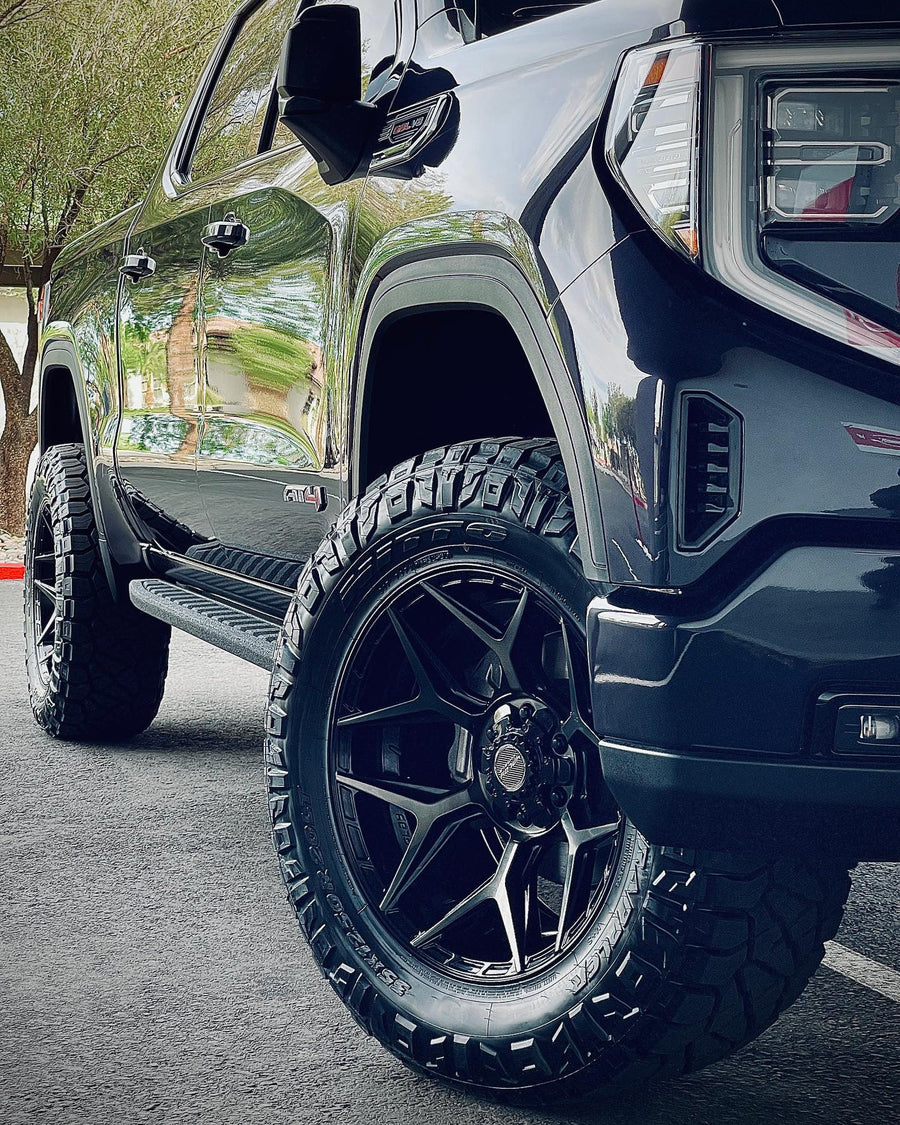 GMC SIERRA DENALI 1500 AT4 4PLAY WHEELS 4P06 20X10 NITTO 35X12.5X20
