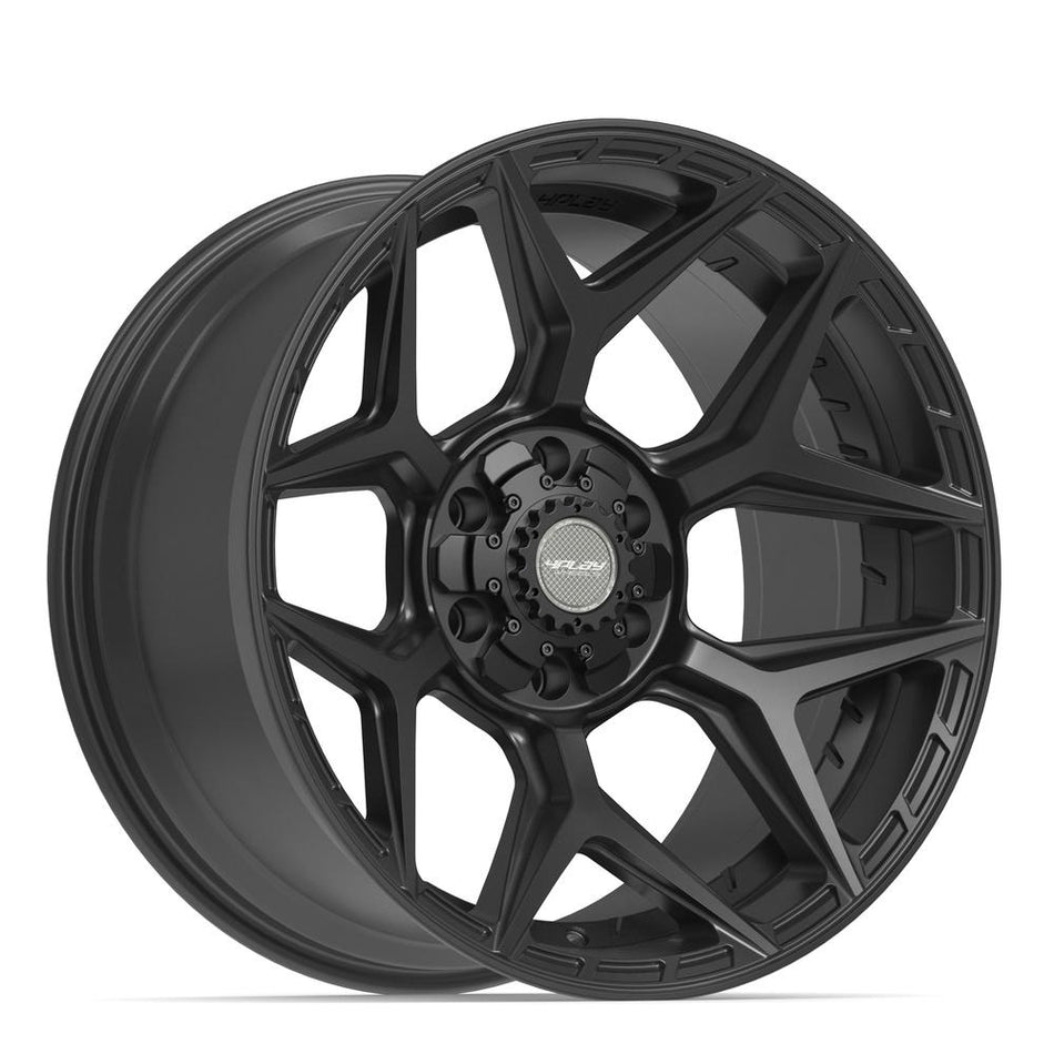 20x10 4P06 Satin Black - 6x135 + 6x139.7 -18ET