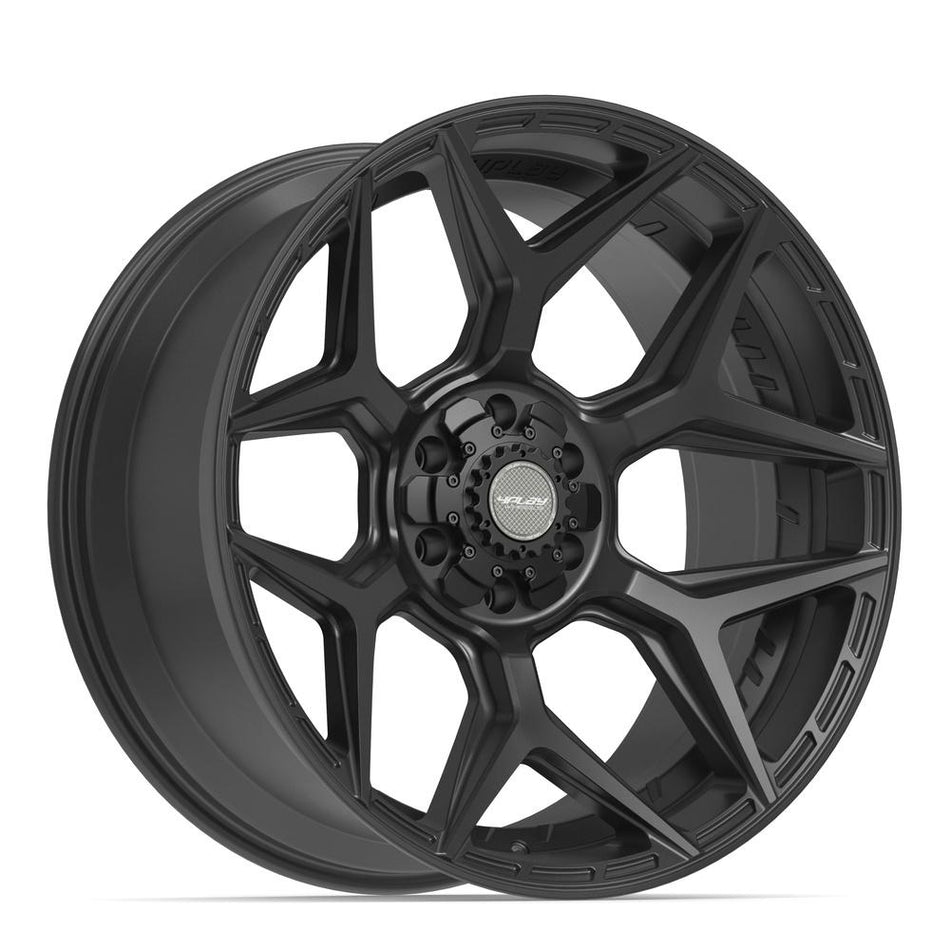 22x10 4P06 Satin Black - 6x135 + 6x139.7 -18ET