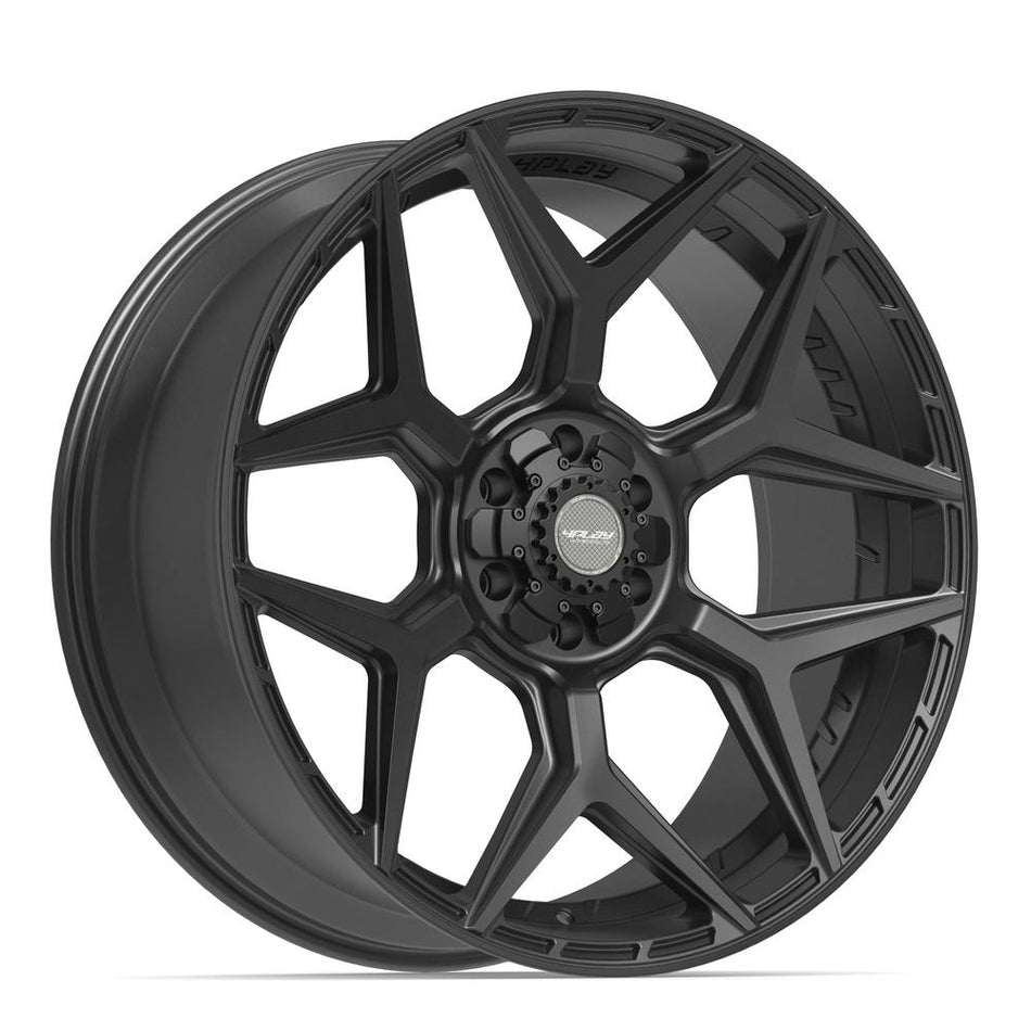 24x10 4P06 Satin Black - 6x135 + 6x139.7 +18ET