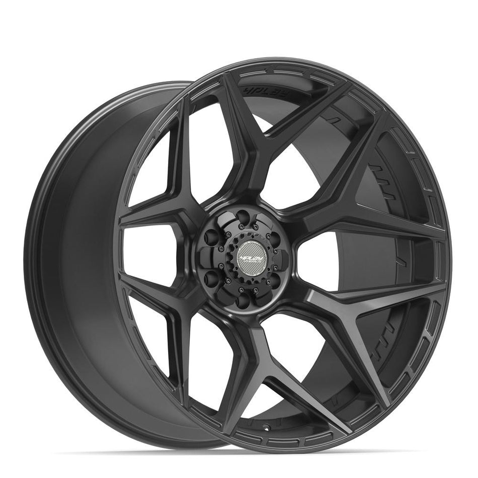 24x12 4P06 Satin Black - 6x135 + 6x139.7 -44ET