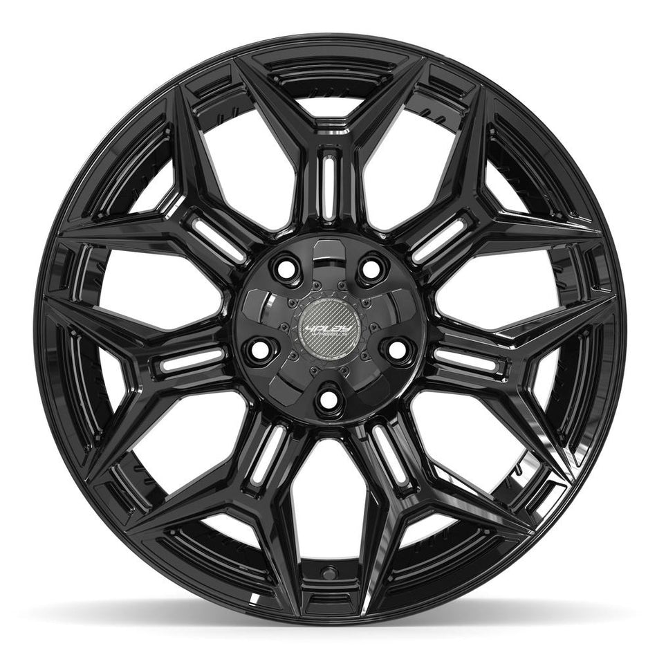20x10 4P44 Gloss Black - 5x127 + 5x139.7 -18ET