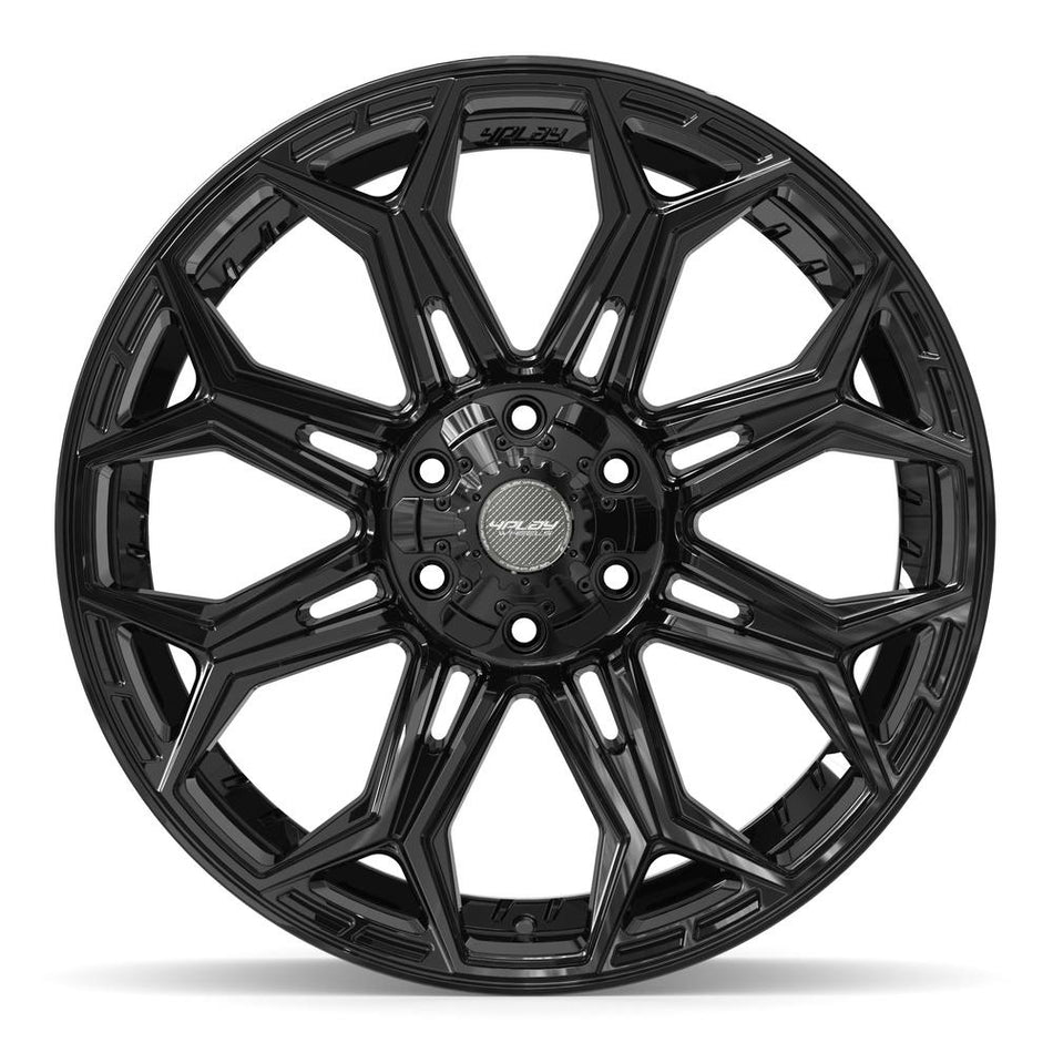22x9 4P83 Gloss Black - 6x135 + 6x139.7 +12ET