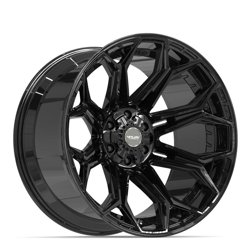 22x12 4P83 Gloss Black - 6x135 + 6x139.7 -44ET