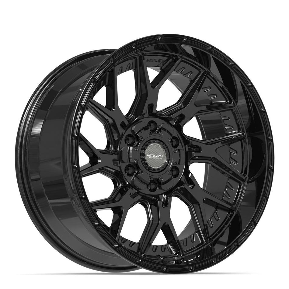 20x10 4PL28 Gloss Black - 6x135 + 6x139.7 -18ET