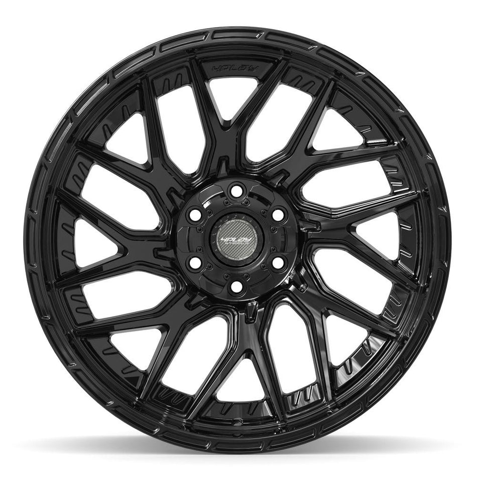 22x10 4PL28 Gloss Black - 6x135 + 6x139.7 -18ET