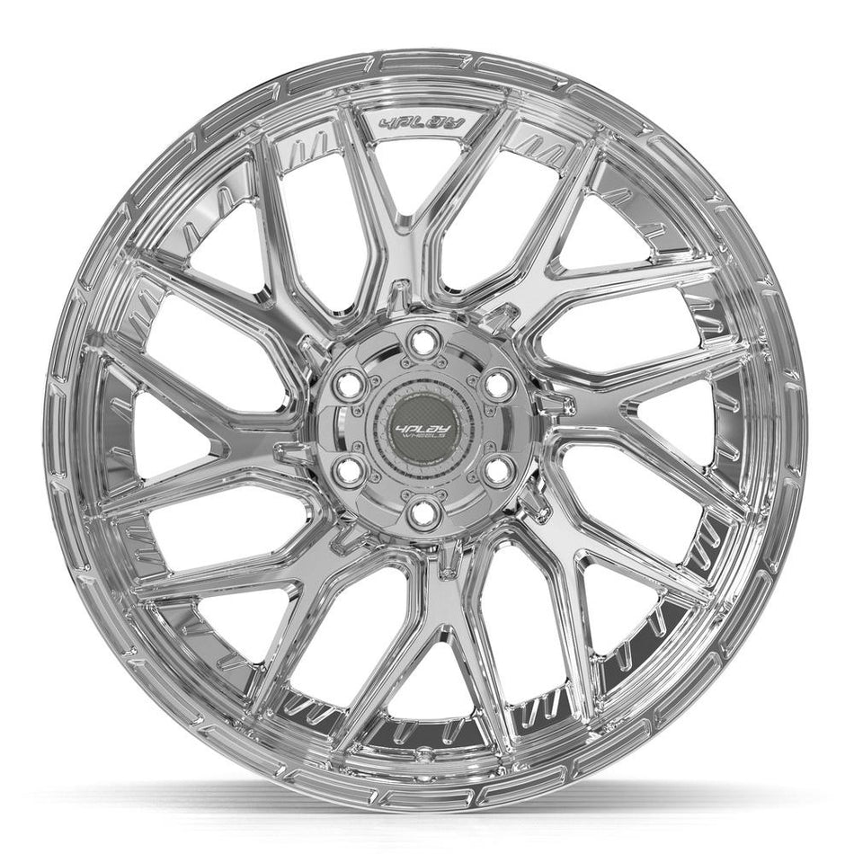 22x10 4PL28 Chrome - 6x135 + 6x139.7 -18ET