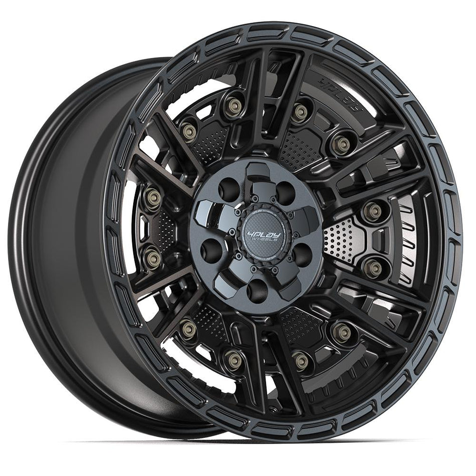 17x9 4PS01 Satin Black - 5x127 + 5x139.7 -6ET