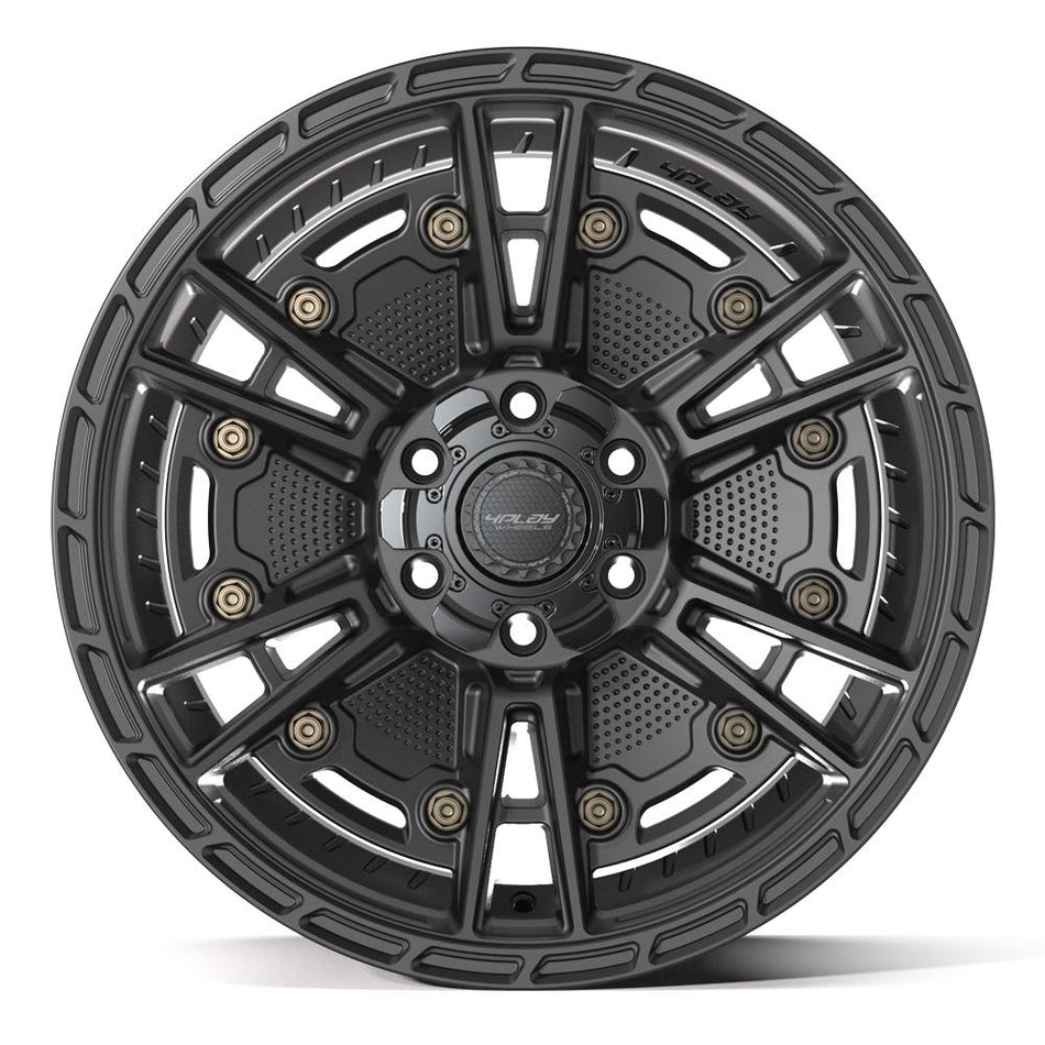 20x9 4PS01 Satin Black - 6x135 + 6x139.7 -6ET