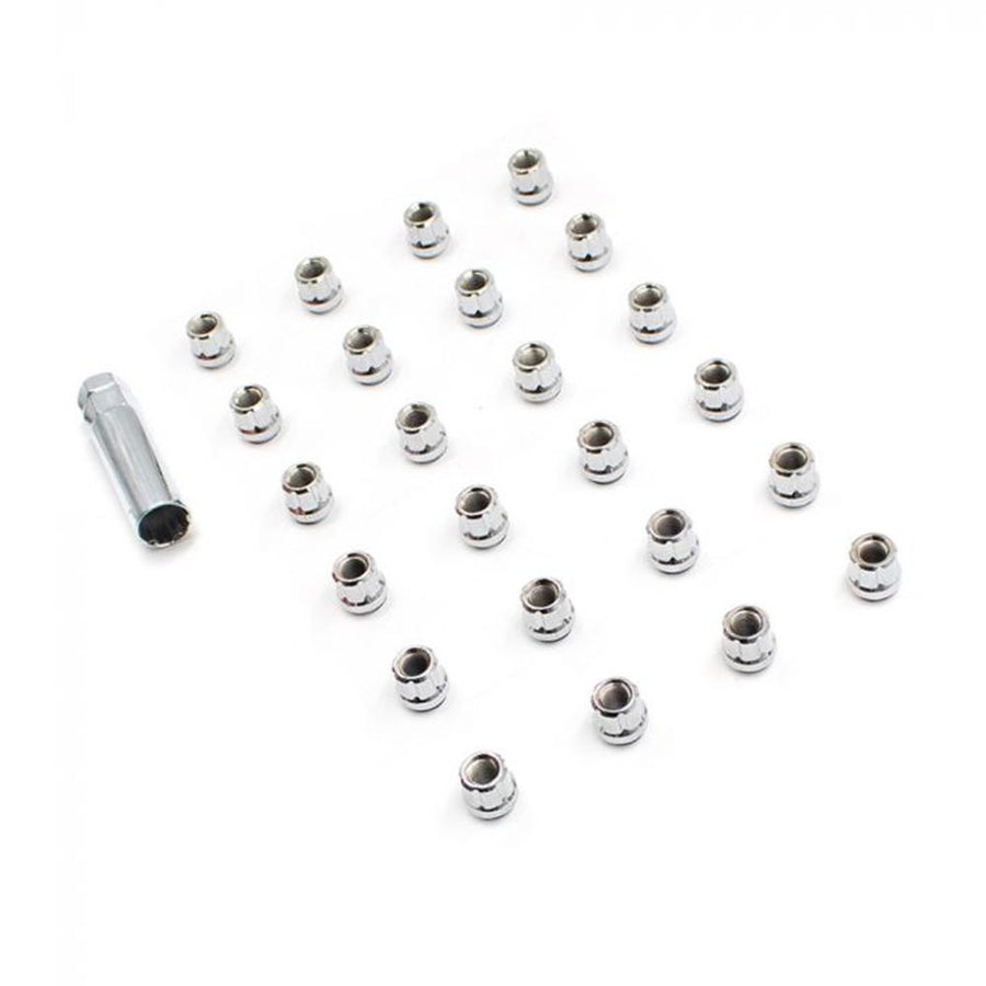 24 Chrome 14x1.5mm Open End Spline Lug KIT