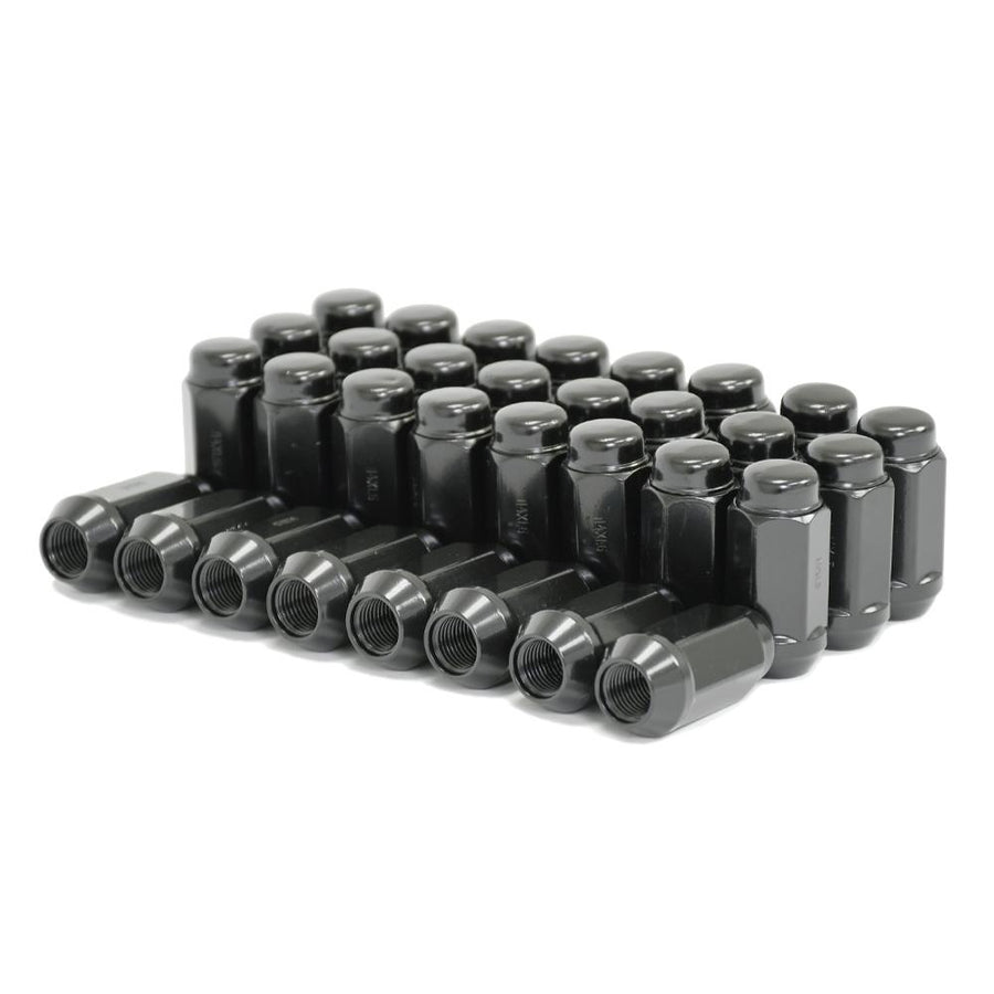 32 Black 14x1.5mm GM/Ram/Dodge Factory Style Lug 7/8" Hex KIT