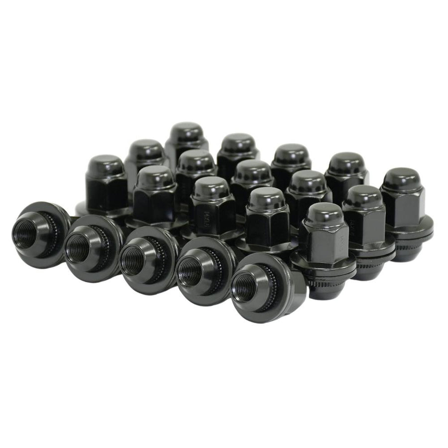 20 Black 14x1.5mm Toyota Tundra/Sequoia/LX570 Factory Style Shank 7/8" Hex KIT