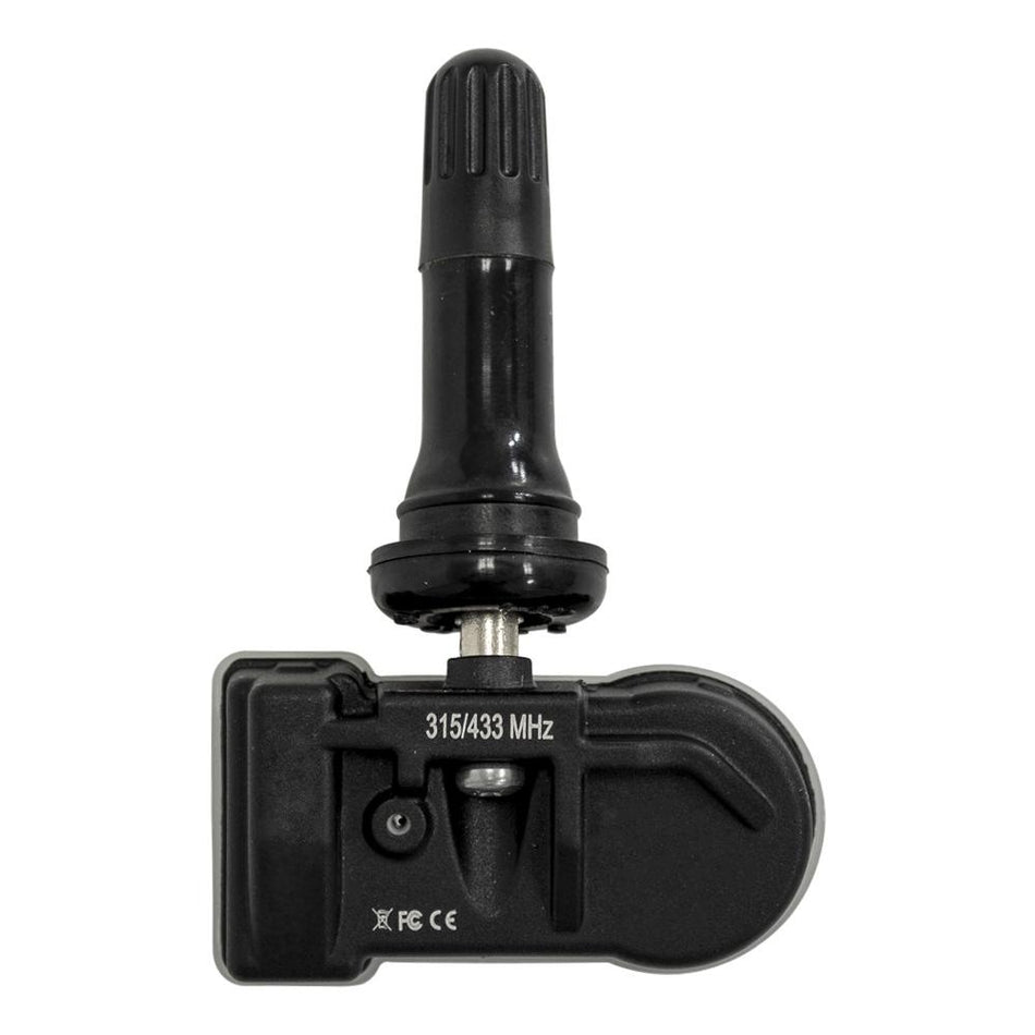 TPMS v2.0 Programmable Tire Pressure Sensor Black Rubber Stem