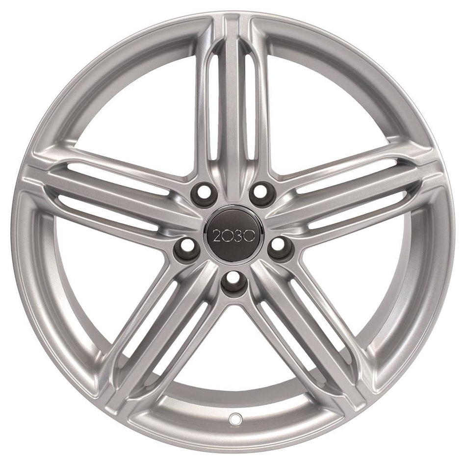18x8 AU12 Gloss Silver - 5x112 +35ET