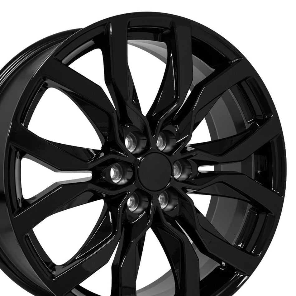 20x8 CA23 Gloss Black - 6x120 +50ET
