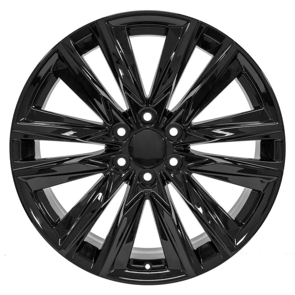 22x9 CA91 Gloss Black - 6x139.7 +28ET