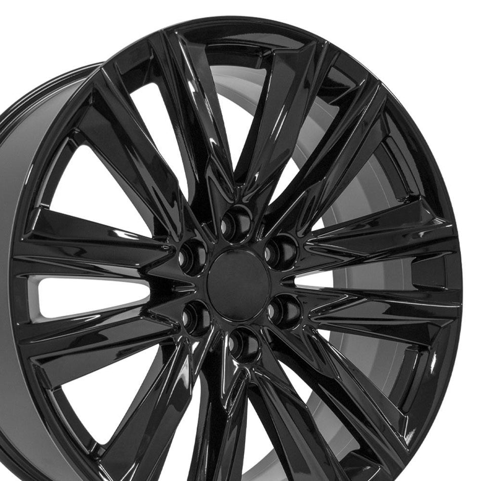 22x9 CA91 Gloss Black - 6x139.7 +28ET
