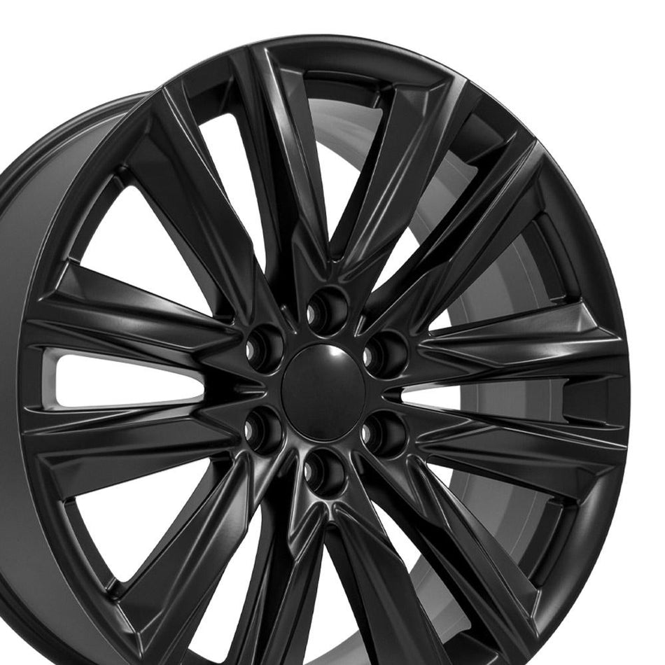 22x9 CA91 Satin Black - 6x139.7 +28ET