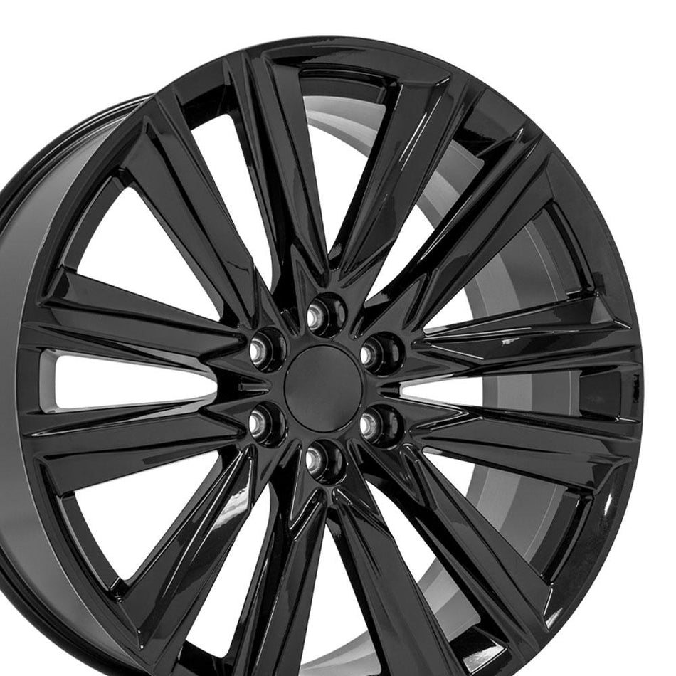 24x10 CA91 Gloss Black - 6x139.7 +28ET