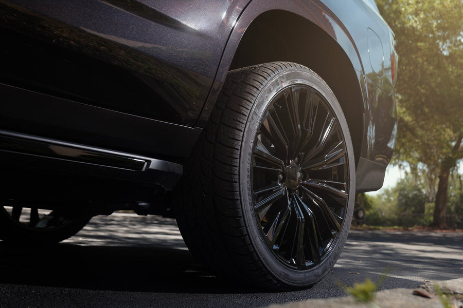 FITS CHEVROLET TAHOE RIMS OE WHEELS CA93 24X10 305/35R24 NEXEN RODIAN UHP