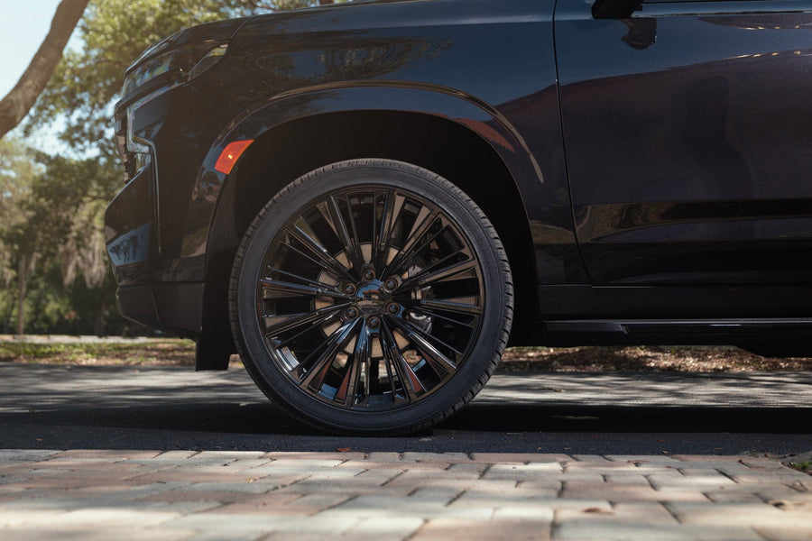 FITS CHEVROLET TAHOE RIMS OE WHEELS CA93 24X10 305/35R24 NEXEN RODIAN UHP