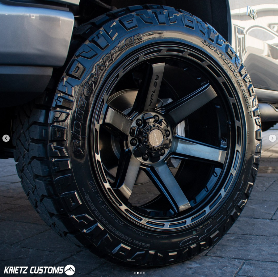 CHEVROLET SILVERADO 1500 4PLAY WHEELS 4P63 G3 22X12 35X12.5X22 NITTO TIRES KRIETZ CUSTOMS