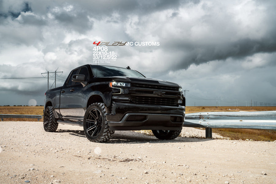 CHEVROLET SILVERADO 1500 4PLAY WHEELS 4P08 G2 22X10 MC CUSTOMS
