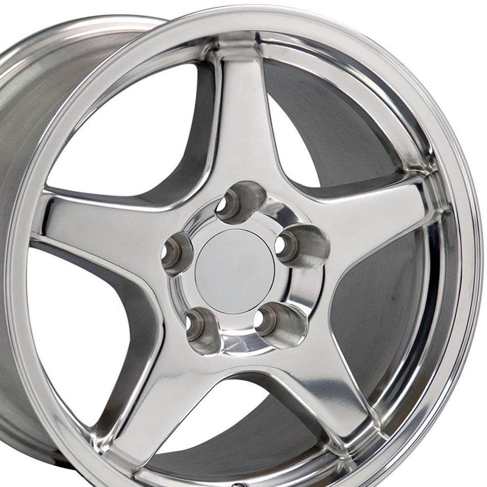 17x9.5 CV01 Polished - 5x120.65 +56ET