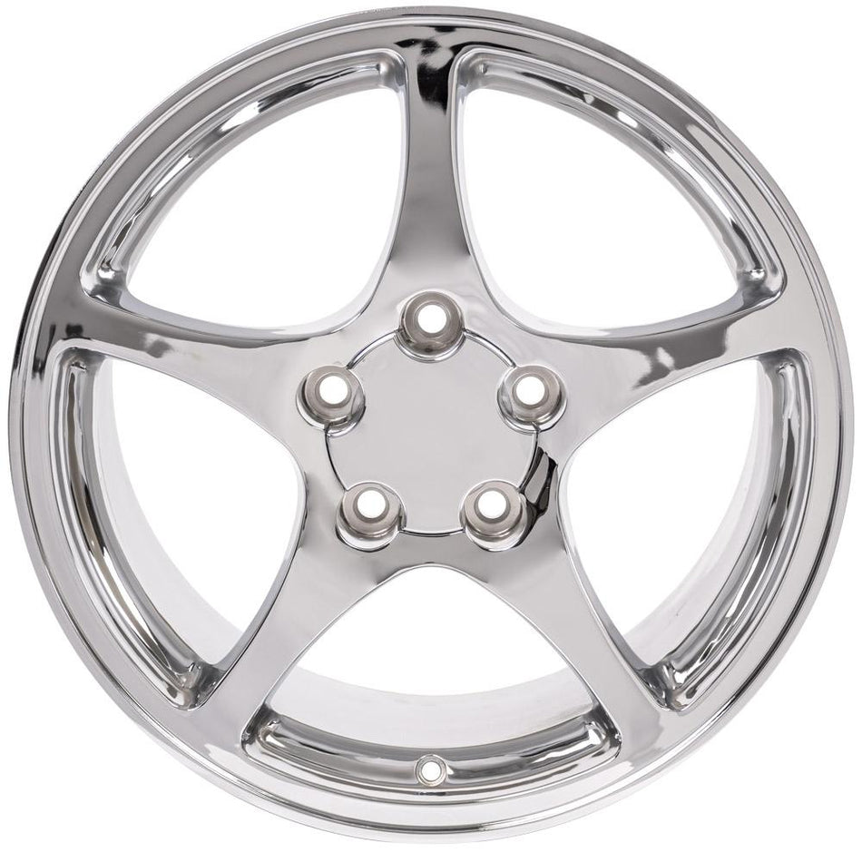 18x9.5 CV05 Chrome - 5x120.65 +65ET