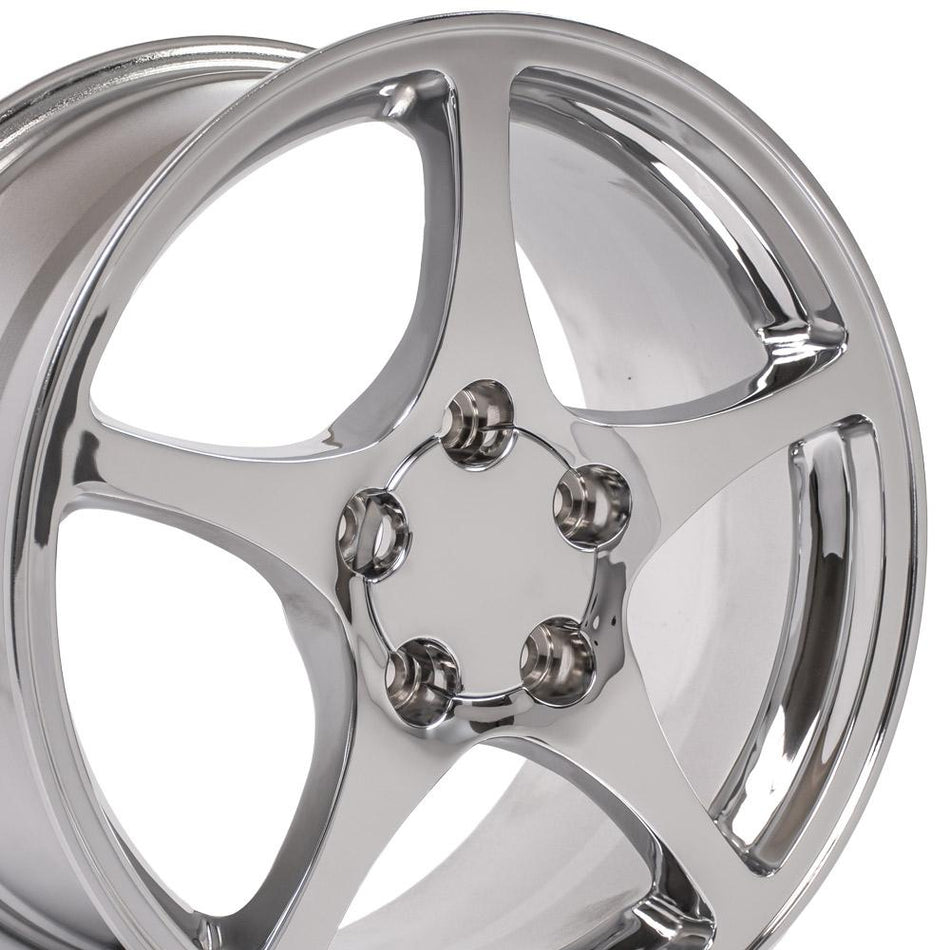 18x9.5 CV05 Chrome - 5x120.65 +65ET