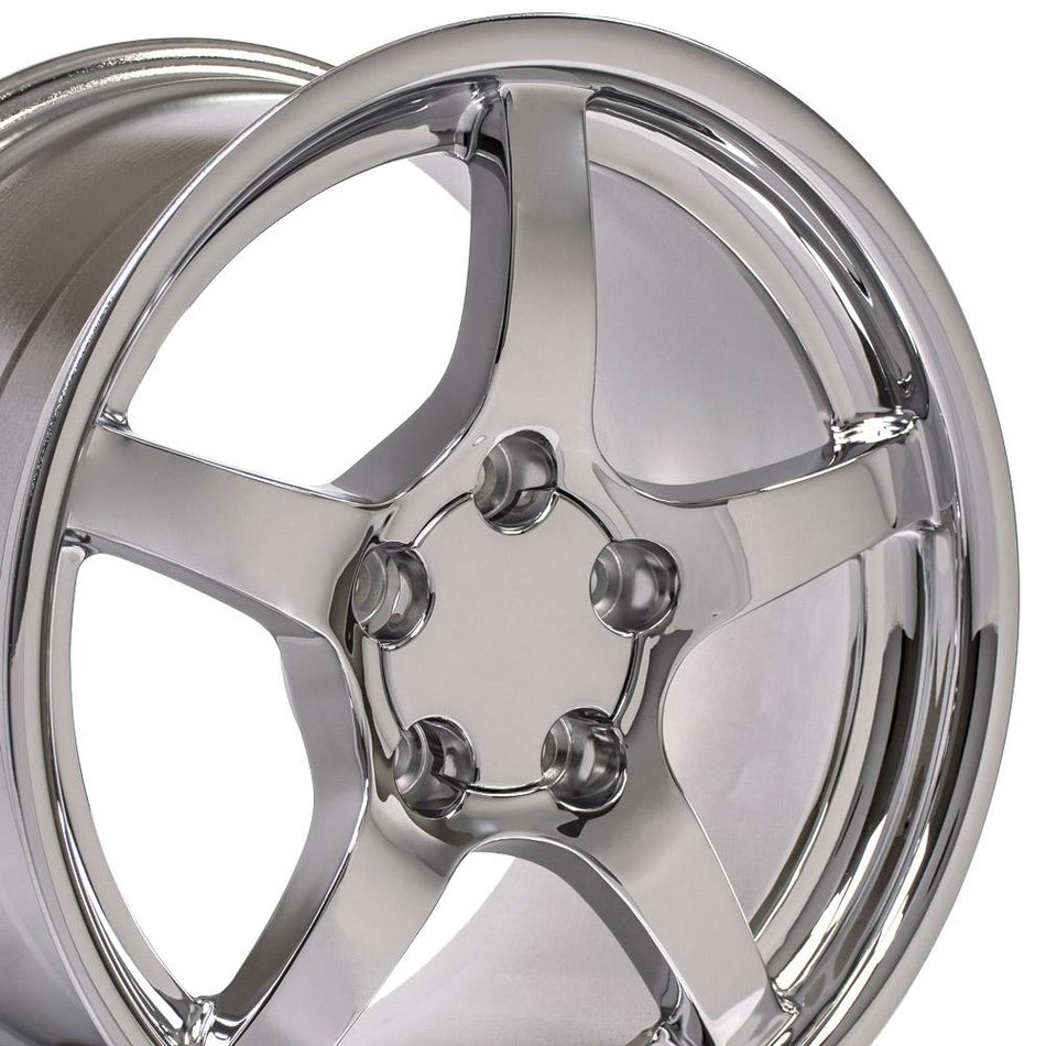 18x9.5 CV05 Chrome - 5x120.65 +54ET