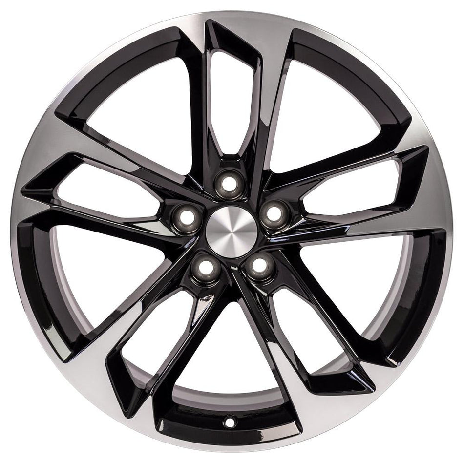 20x9.5 CV29 Gloss Black Machined - 5x120 +39ET