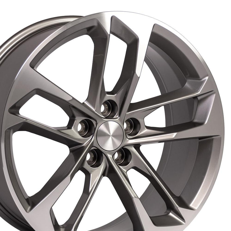 20x9.5 CV29 Gloss Gunmetal Machined - 5x120 +39ET