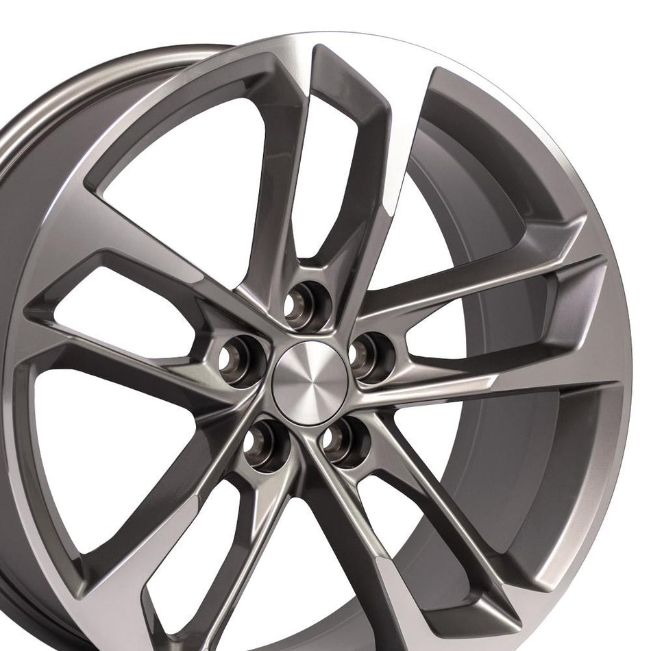 20x9.5 CV29 Gloss Gunmetal Machined - 5x120 +39ET