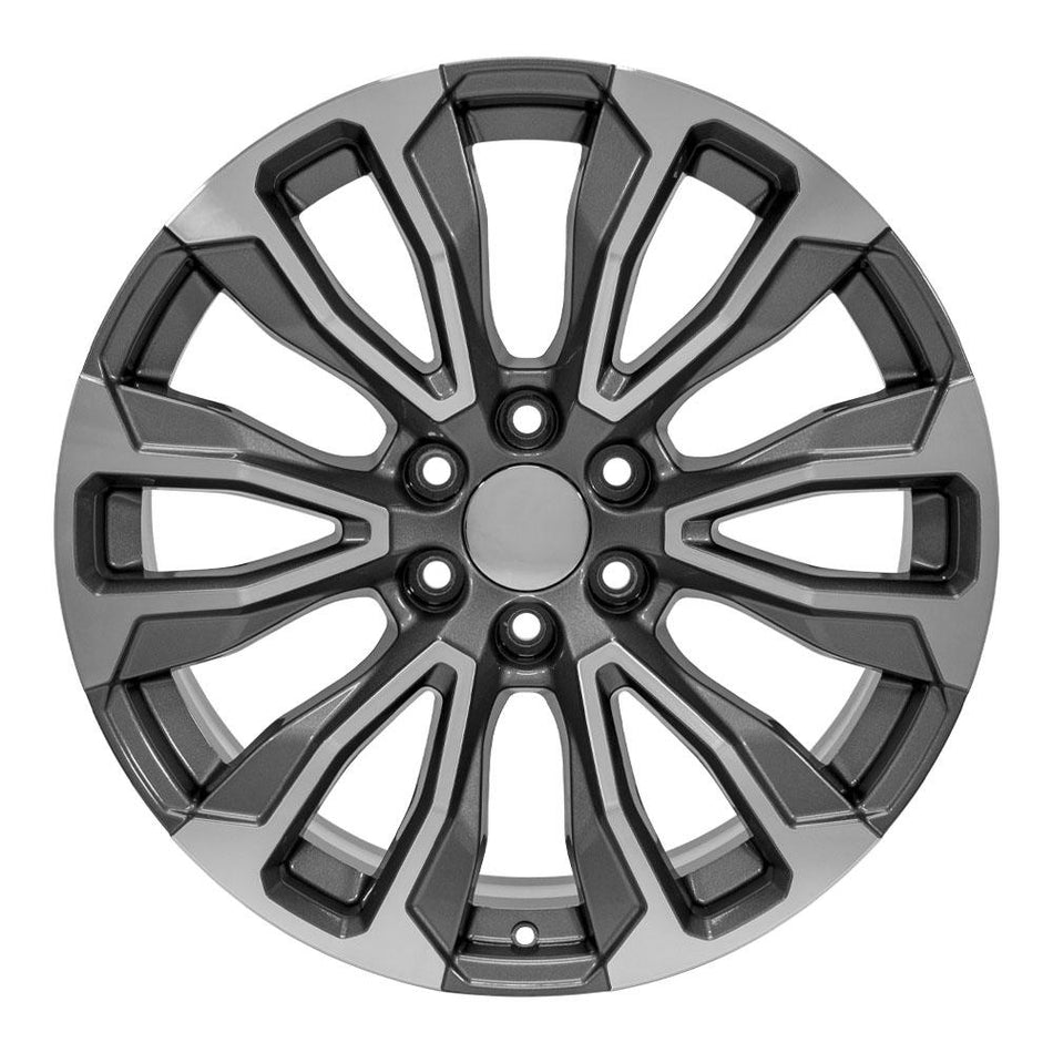 22x9 CV30 Gloss Gunmetal Machined - 6x139.7 +28ET