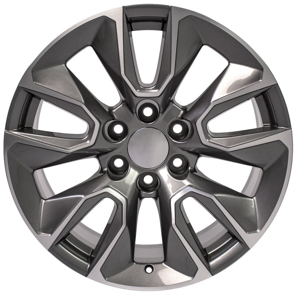 20x9 CV32 Gloss Gunmetal Machined - 6x139.7 +28ET