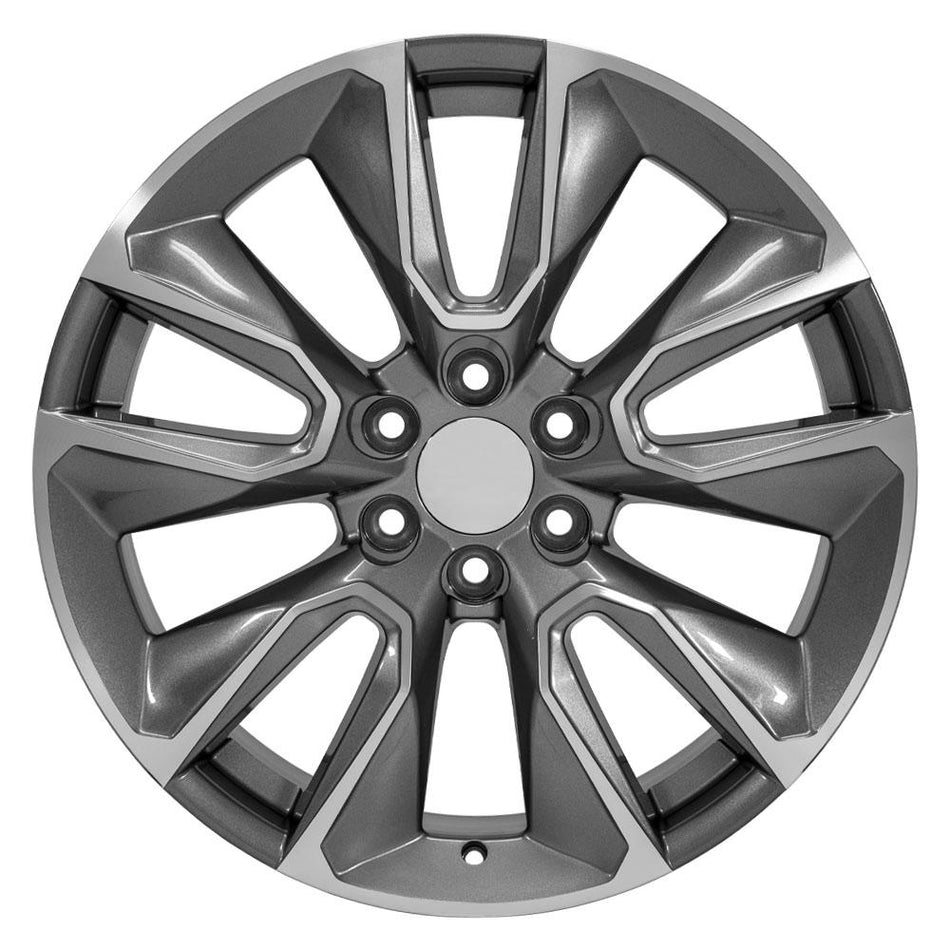 22x9 CV32 Gloss Gunmetal Machined - 6x139.7 +28ET