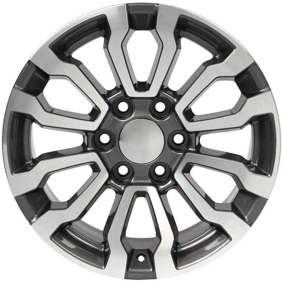 18x8.5 CV35 Gloss Gunmetal Machined - 6x139.7 +26ET