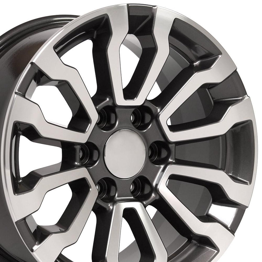 18x8.5 CV35 Gloss Gunmetal Machined - 6x139.7 +26ET