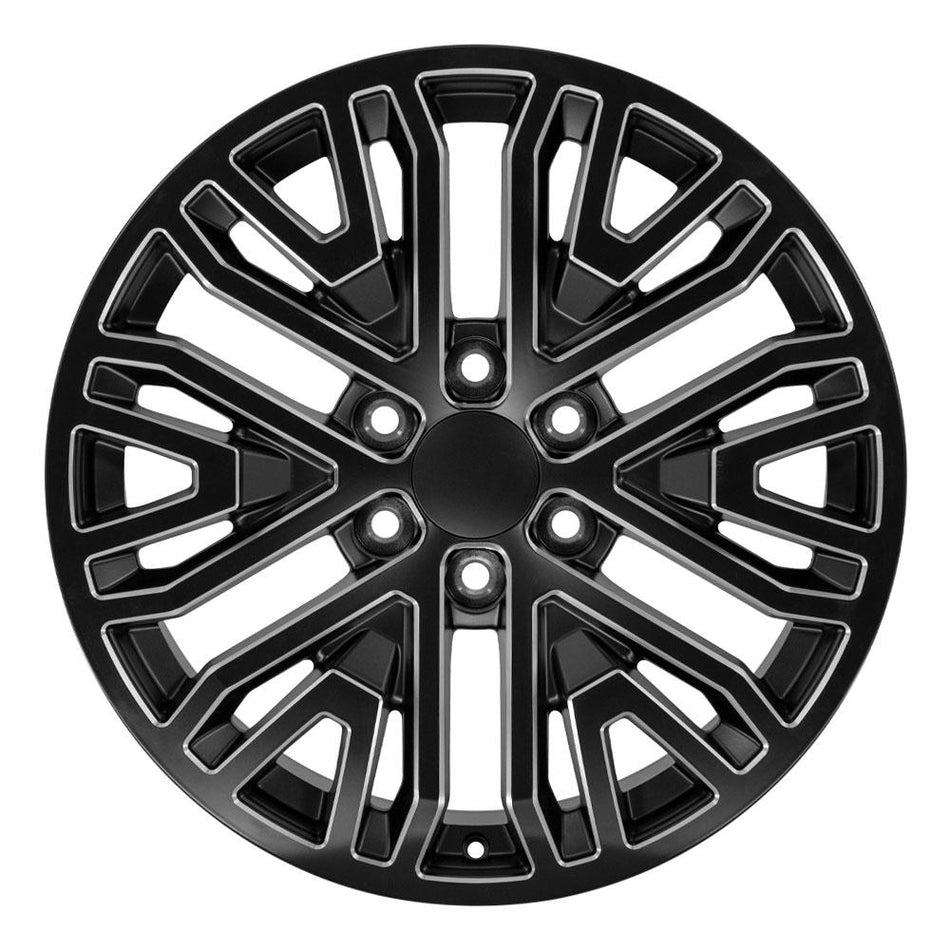 20x9 CV37 Satin Black with Milled Edge - 6x139.7 +28ET